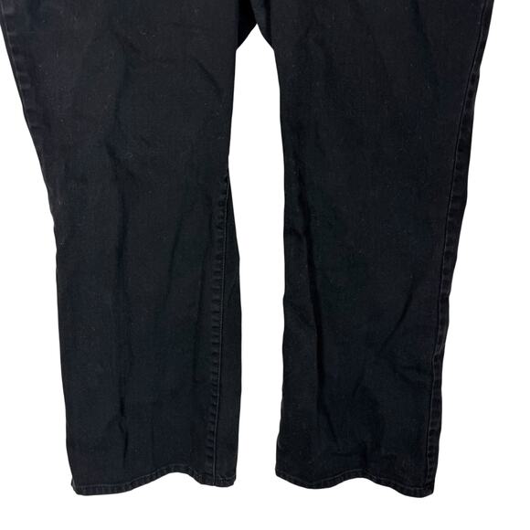 Venezia Jeans Womens 2 Petite Black Denim Stretch High-Rise Bootcut Leg Classic - Picture 4 of 14